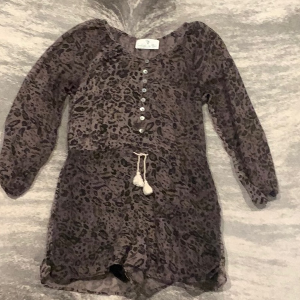 Leopard Romper